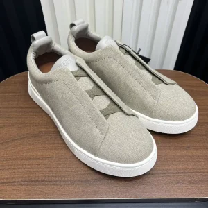 Ermenegildo Zegna SECONDSKIN Triple Stitch Low Top Casual Shoes image 1