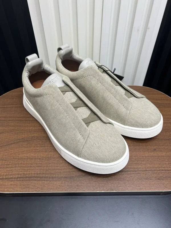 Ermenegildo Zegna SECONDSKIN Triple Stitch Low Top Casual Shoes image 1
