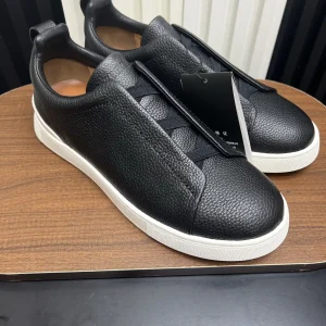 Ermenegildo Zegna SECONDSKIN Triple Stitch Low-Top Casual Shoes image 1