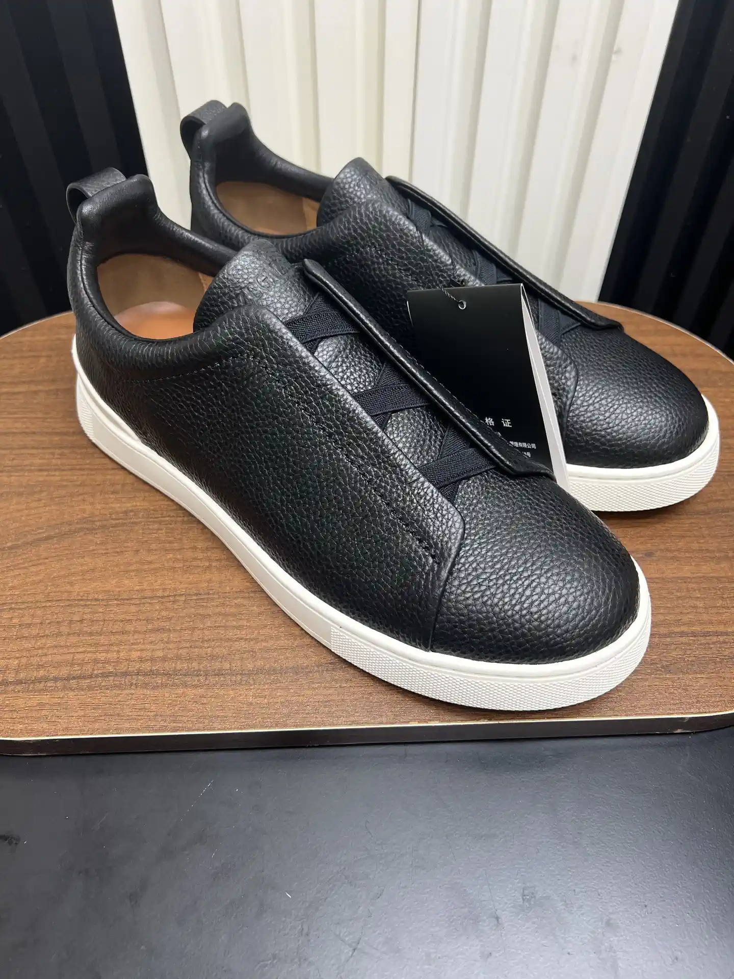 Ermenegildo Zegna SECONDSKIN Triple Stitch Low-Top Casual Shoes image 1