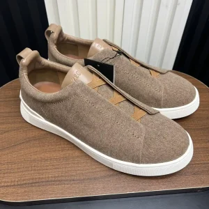 Ermenegildo Zegna SECONDSKIN Triple Stitch Low-Top Casual Shoes image 1