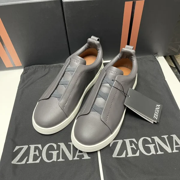 Ermenegildo Zegna COUTURE Triple Stitch Limited Edition Slip-On Shoes image 1