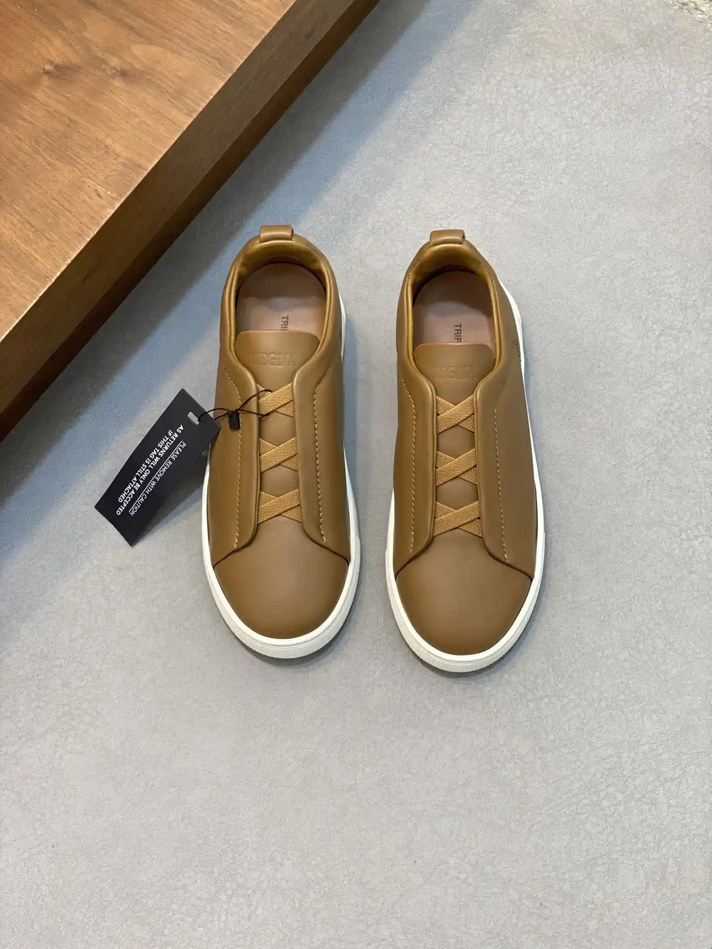 Ermenegildo Zegna TIZIANO Low-Top Leather Sneakers image 1
