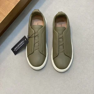 Ermenegildo Zegna TIZIANO Low-Top Leather Sneakers image 1