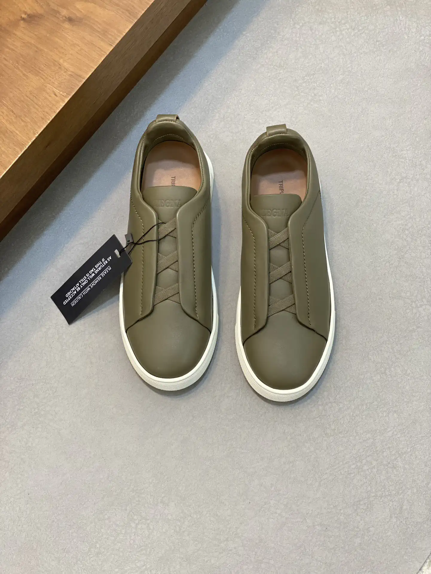 Ermenegildo Zegna TIZIANO Low-Top Leather Sneakers image 1
