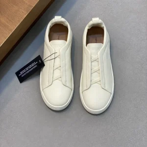 Ermenegildo Zegna Tiziano Low Top Leather Sneakers image 1