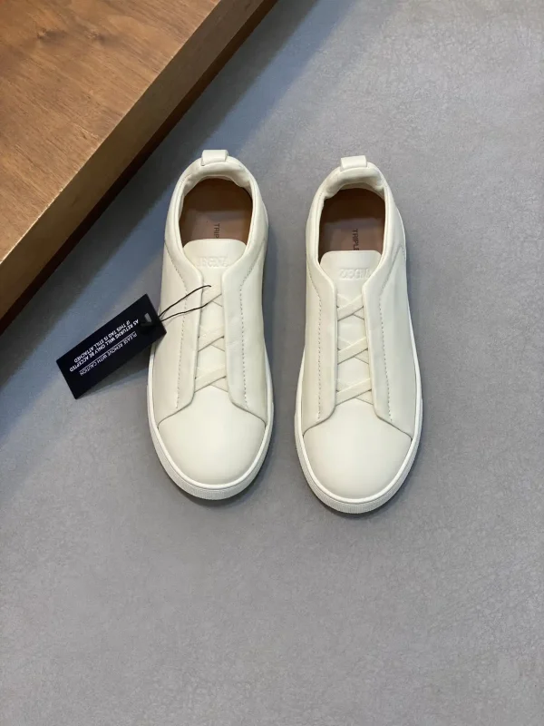 Ermenegildo Zegna Tiziano Low Top Leather Sneakers image 1