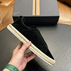 Ermenegildo Zegna Triple Stitch Low Top Casual Shoes image 1