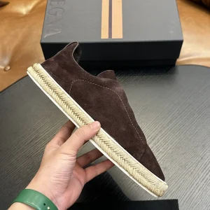 Ermenegildo Zegna Triple Stitch Low Top Casual Shoes image 1