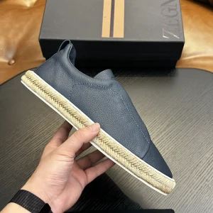 Ermenegildo Zegna Triple Stitch Low Top Casual Shoes image 1