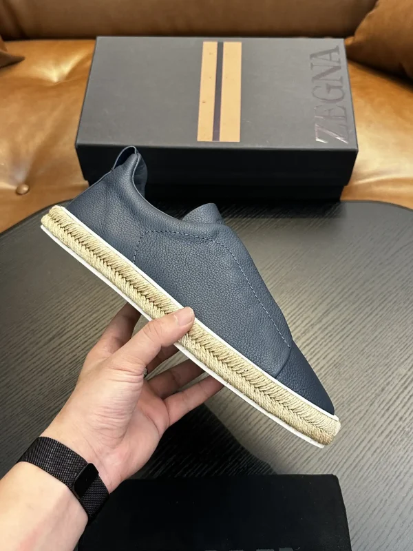 Ermenegildo Zegna Triple Stitch Low Top Casual Shoes image 1