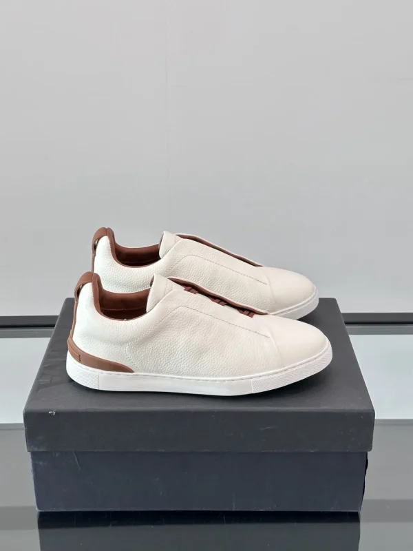 Ermenegildo Zegna Triple Stitch Low Top Casual Sneakers image 1