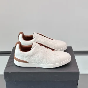 Ermenegildo Zegna Triple Stitch Low Top Casual Sneakers image 1