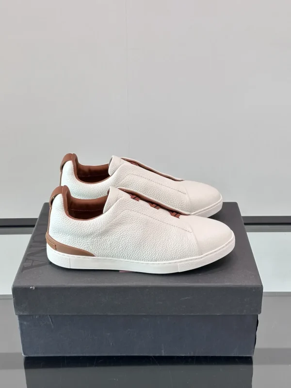 Ermenegildo Zegna Triple Stitch Low Top Casual Sneakers image 1