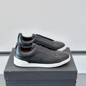Ermenegildo Zegna Triple Stitch Low Top Casual Sneakers image 1