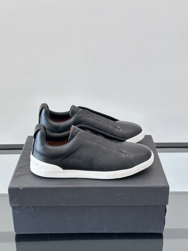 Ermenegildo Zegna Triple Stitch Low Top Casual Sneakers image 1
