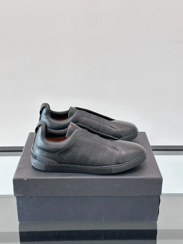 Ermenegildo Zegna Triple Stitch Low Top Casual Sneakers image 1