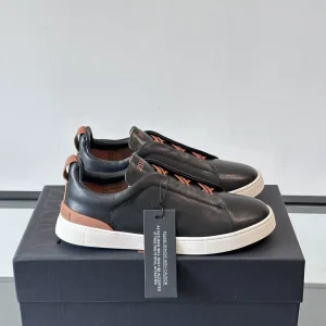 Ermenegildo Zegna Triple Stitch Low Top Casual Sneakers image 1