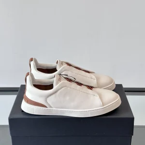 Ermenegildo Zegna Triple Stitch Low Top Casual Sneakers image 1