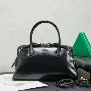 Miu Miu Black Leather Top Handle Bag image 1