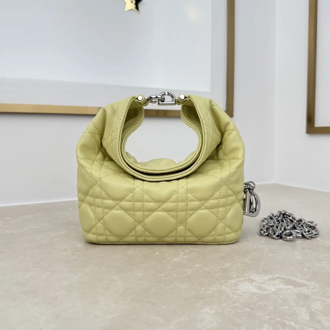Dior Quilted Mini Toujours Hobo Bag image 1