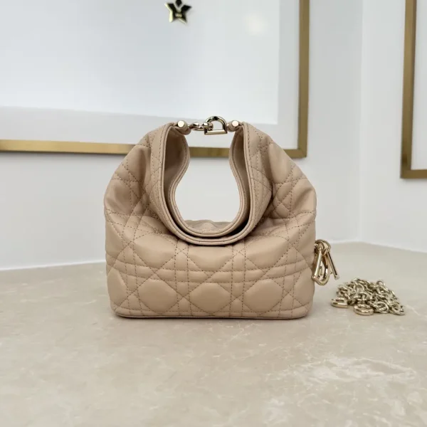 Dior Quilted Mini Hobo Bag image 1