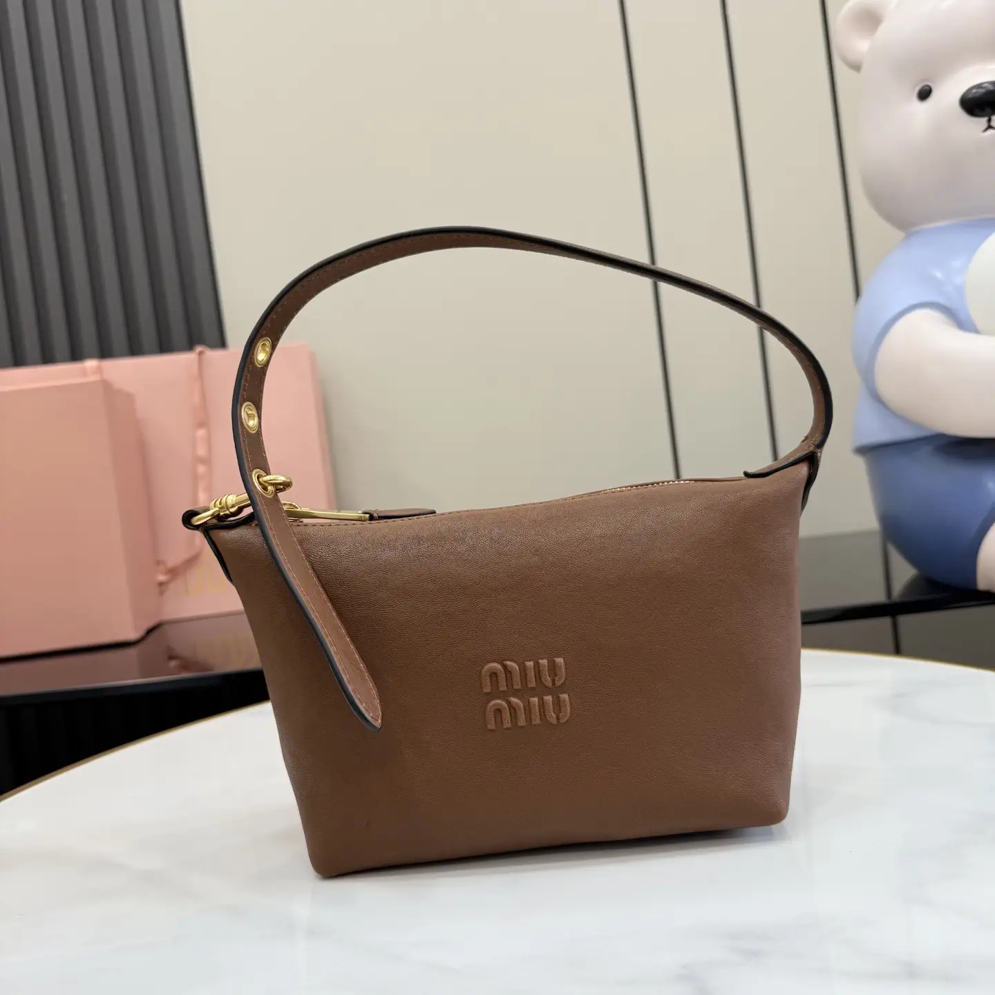 Miu Miu Brown Shoulder Bag image 1