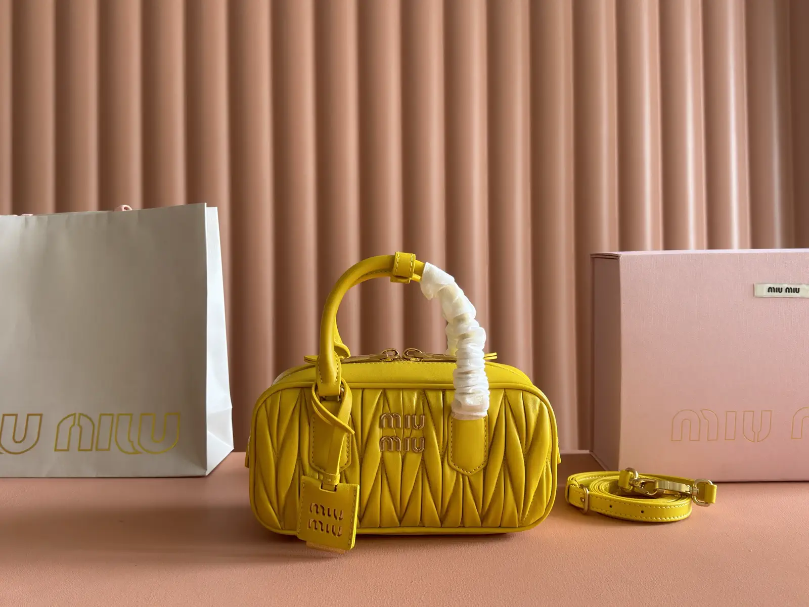 Miu Miu Quilted Top Handle Bag image 1