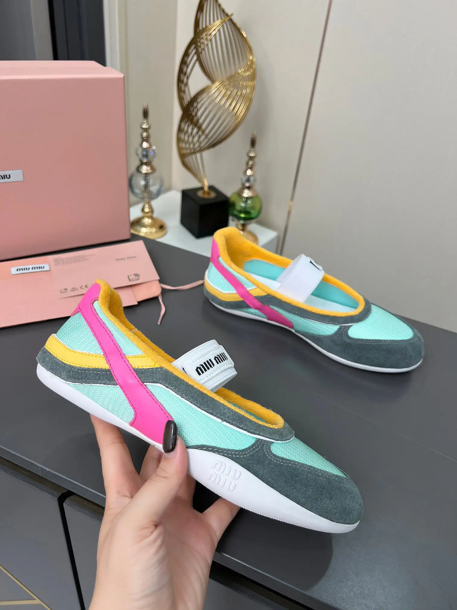 Women's 2025 Spring Summer Runway Mary Jane Sneakers image 1