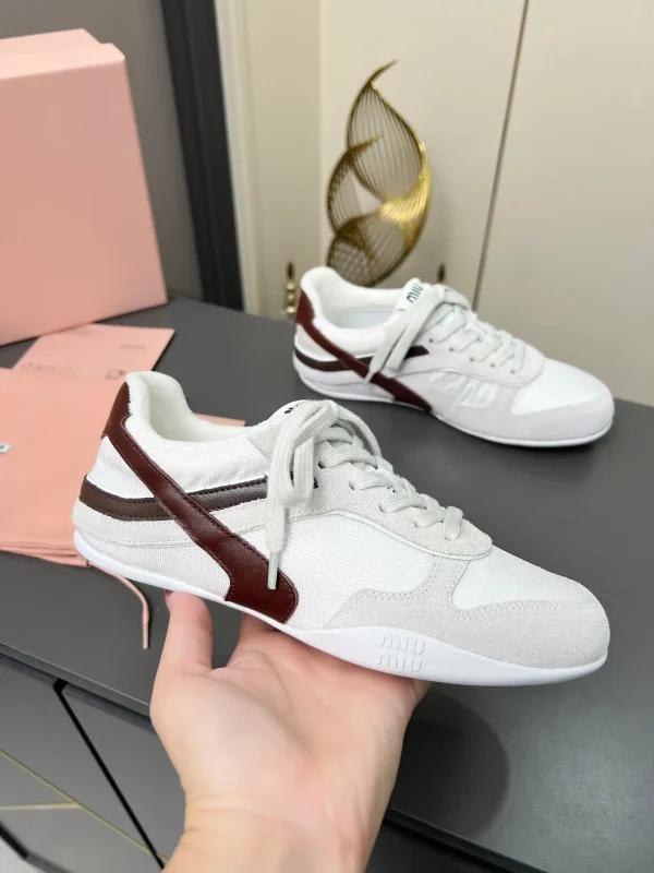 Miu Miu 2025 Spring Summer Collection Lace-Up Sneakers image 1