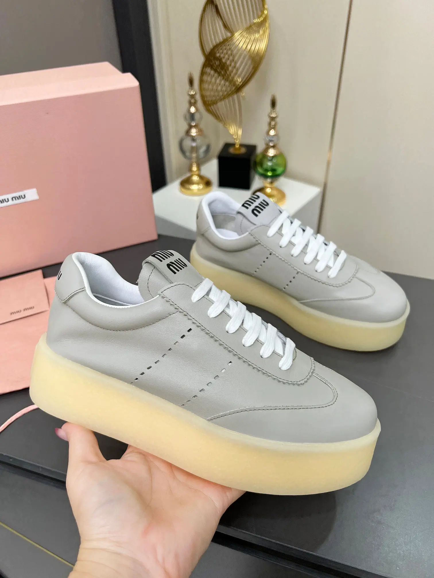 Miu Miu Women's Casual Platform Sneakers image 1