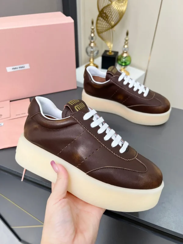 Women's Distressed Platform Casual Sneakers image 1