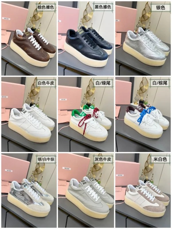 Miu Miu Women's Casual Platform Sneakers image 1