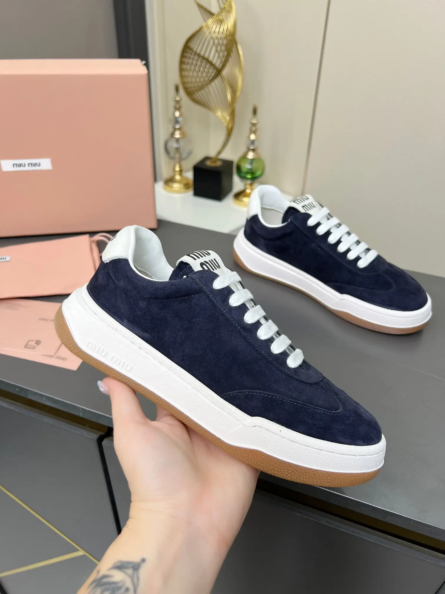 Miu Miu Women's Casual Retro Sneakers image 1