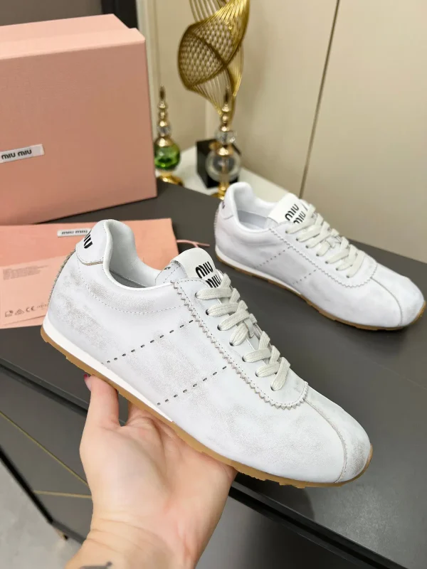 Women's Vintage Distressed Casual Sneakers image 1
