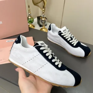 Women's Vintage Distressed Casual Sneakers image 1