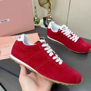 Women's Vintage Distressed Casual Sneakers image 1