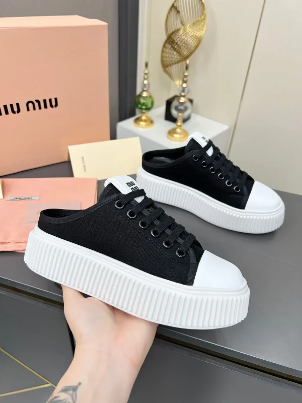 Women's Platform Mule Sneakers image 1