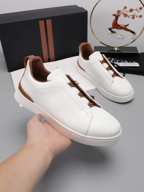 Ermenegildo Zegna Low Top Leather Sneakers image 1