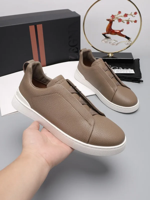 Ermenegildo Zegna Low Top Leather Sneakers image 1