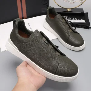 Low Top Leather Sneakers image 1