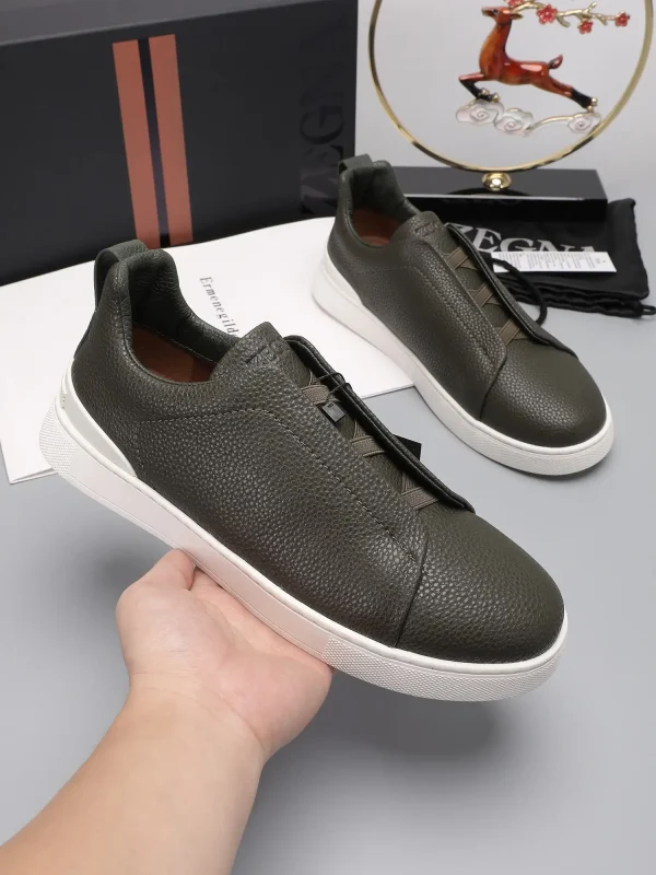 Low Top Leather Sneakers image 1