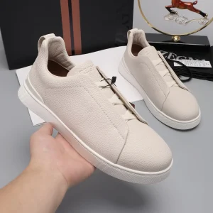 Ermenegildo Zegna Low Top Leather Sneakers image 1