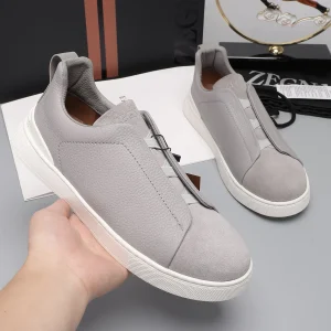 Ermenegildo Zegna Low Top Leather Sneakers image 1