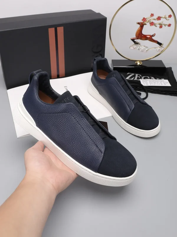 Ermenegildo Zegna Low Top Leather Sneakers image 1