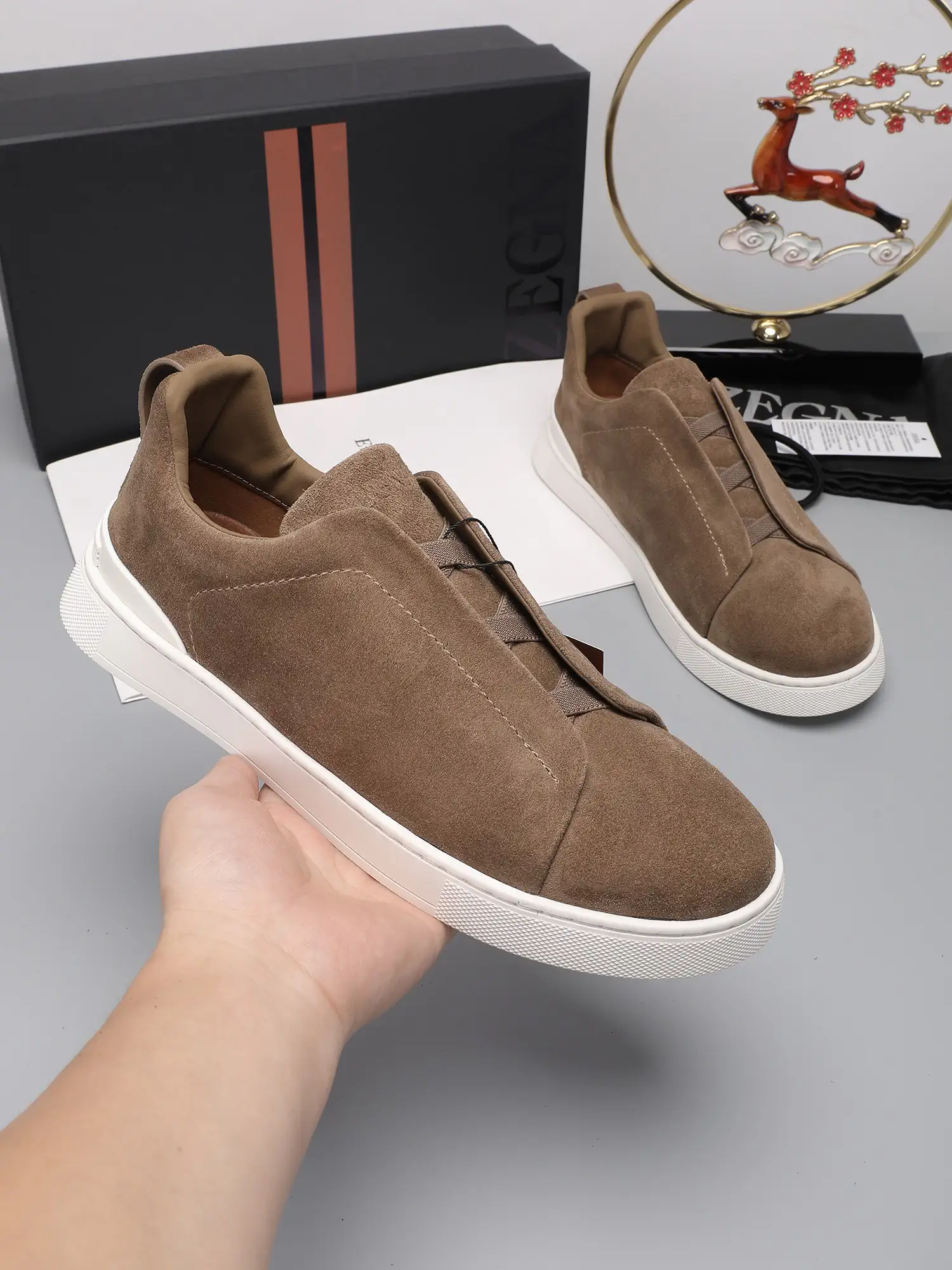 Ermenegildo Zegna Low Top Slip On Sneakers image 1