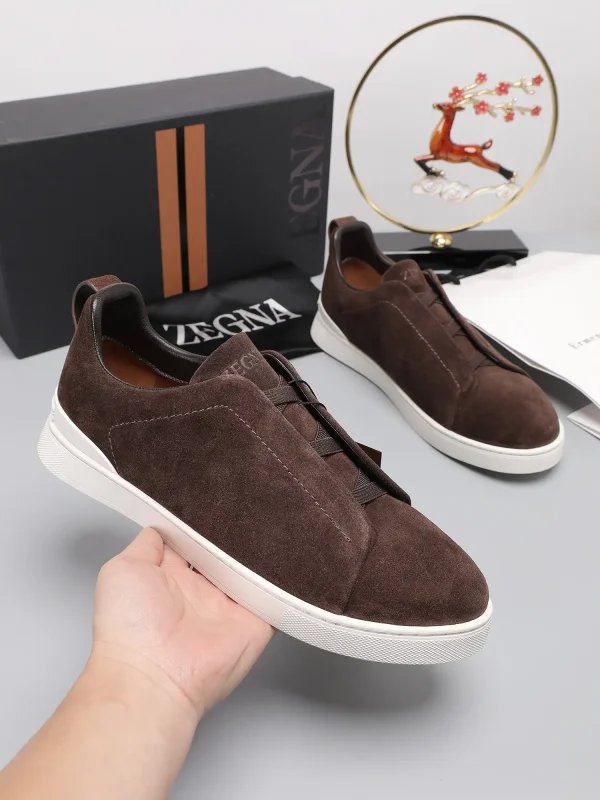 Ermenegildo Zegna Low Top Leather Sneakers image 1