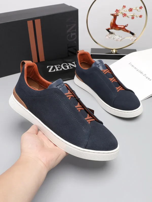 Ermenegildo Zegna Low Top Leather Sneakers image 1