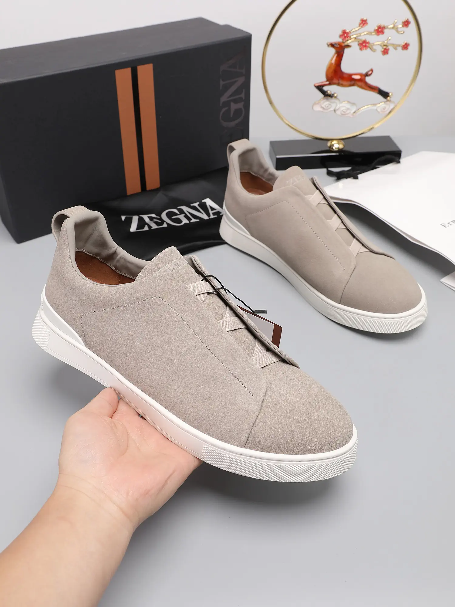 Ermenegildo Zegna Low Top Slip On Sneakers image 1