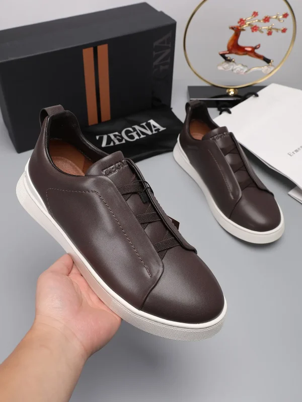 Low Top Leather Sneakers image 1